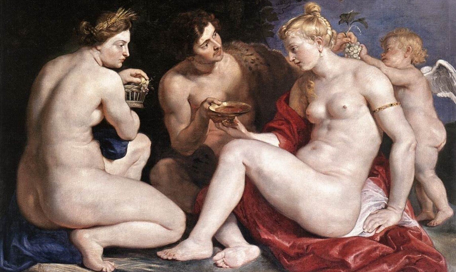 Венера, Купидон, Вакх и Церера