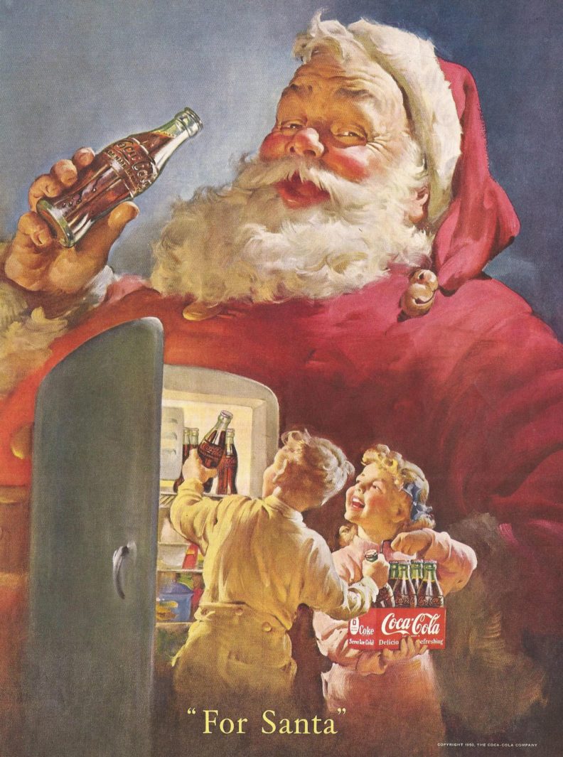 Новый год, Санта, кока-колы, история Нового года, праздник, Рождество