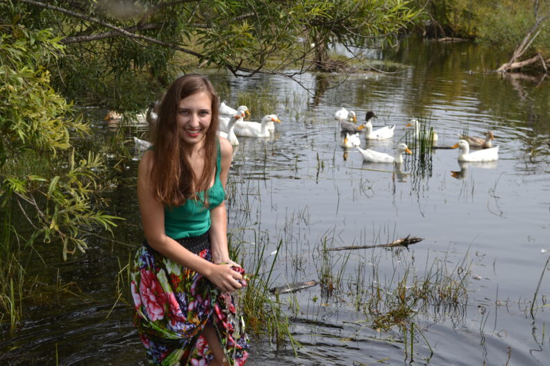 деревня, русская деревня, женщина в селе, село, глубинка